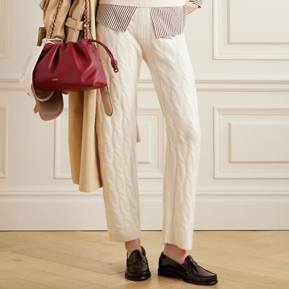 Cashmere and Wool-blend Pants